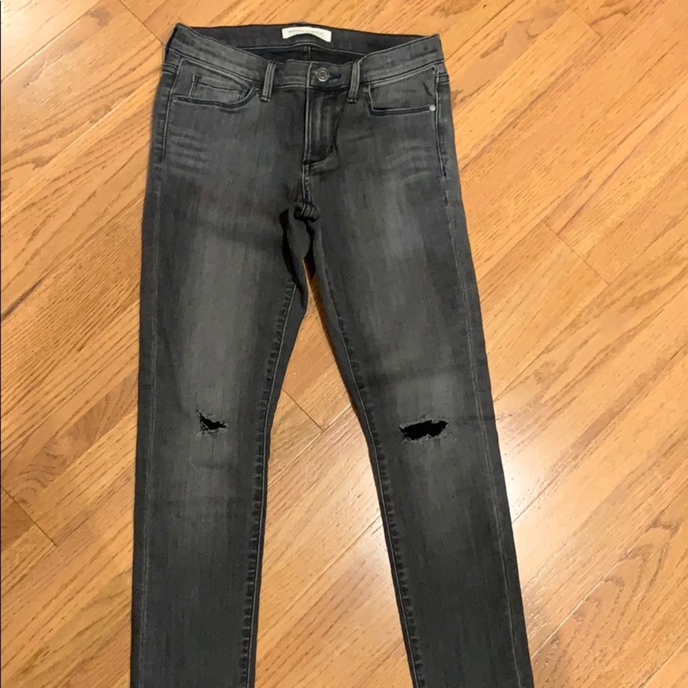 Banana Republic skinny jeans in dark gray